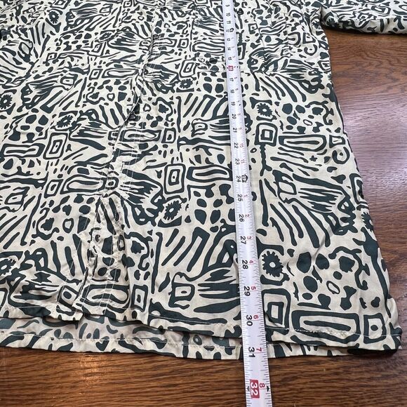 Vintage EXCETERA 90's 100% SILK MENS BUTTON DOWN Short Sleeve SIZE Small - Picture 6 of 8